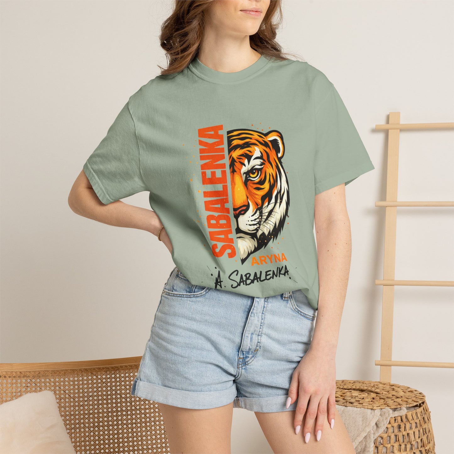 Aryna Sabalenka Tiger T-Shirt — Sabalenka Tennis Fan Tee