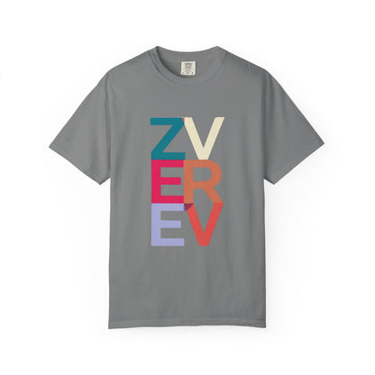 ALEXANDER ZVEREV Colorblock Vertical Logo T‑Shirt