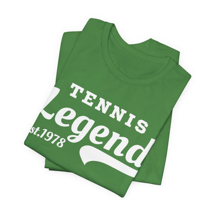 Tennis Legend Tee – Retro "Tennis Legend Est. 1978" Graphic Shirt