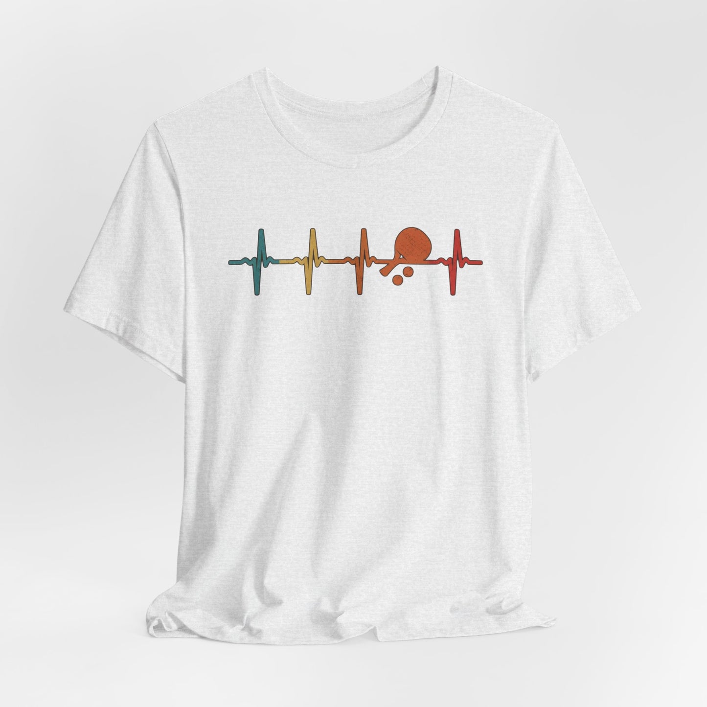 Tennis Heartbeat Tee – Retro Surfing Wave Graphic T-Shirt