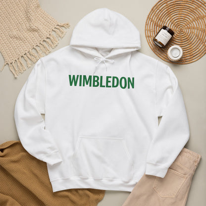 Wimbledon Hoodie — Classic Green Tennis Logo Pullover