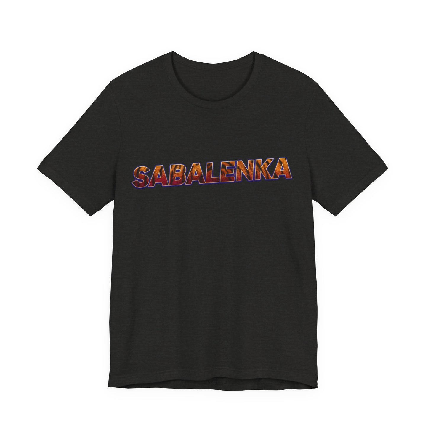 Sabalenka Tennis T‑Shirt — Bold Text Fan Tee