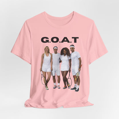 G.O.A.T. Tennis Team Graphic Tee - Federer, Serena, Nadal, Sharapova
