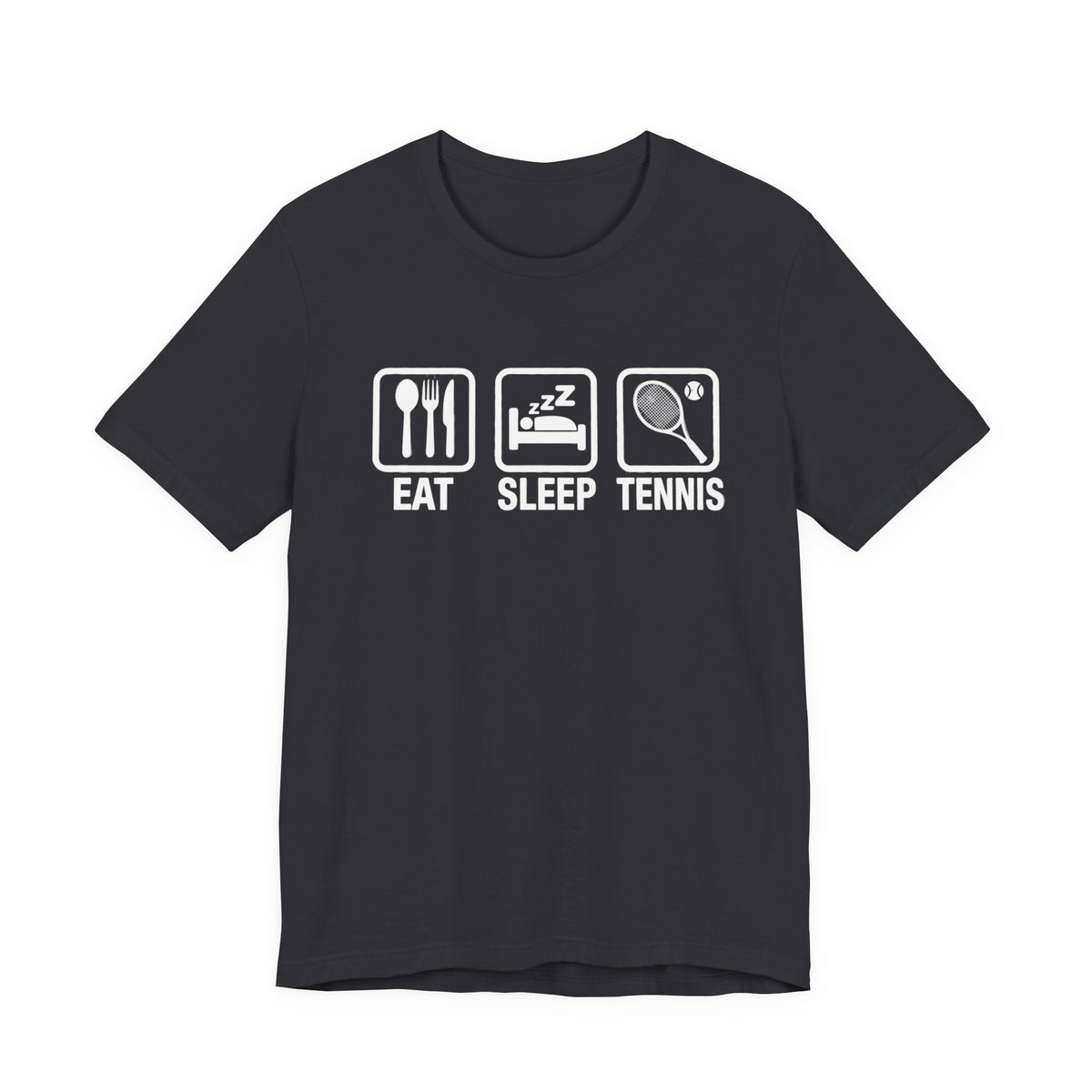 Tennis Tee — "Eat Sleep Tennis" Graphic Shirt