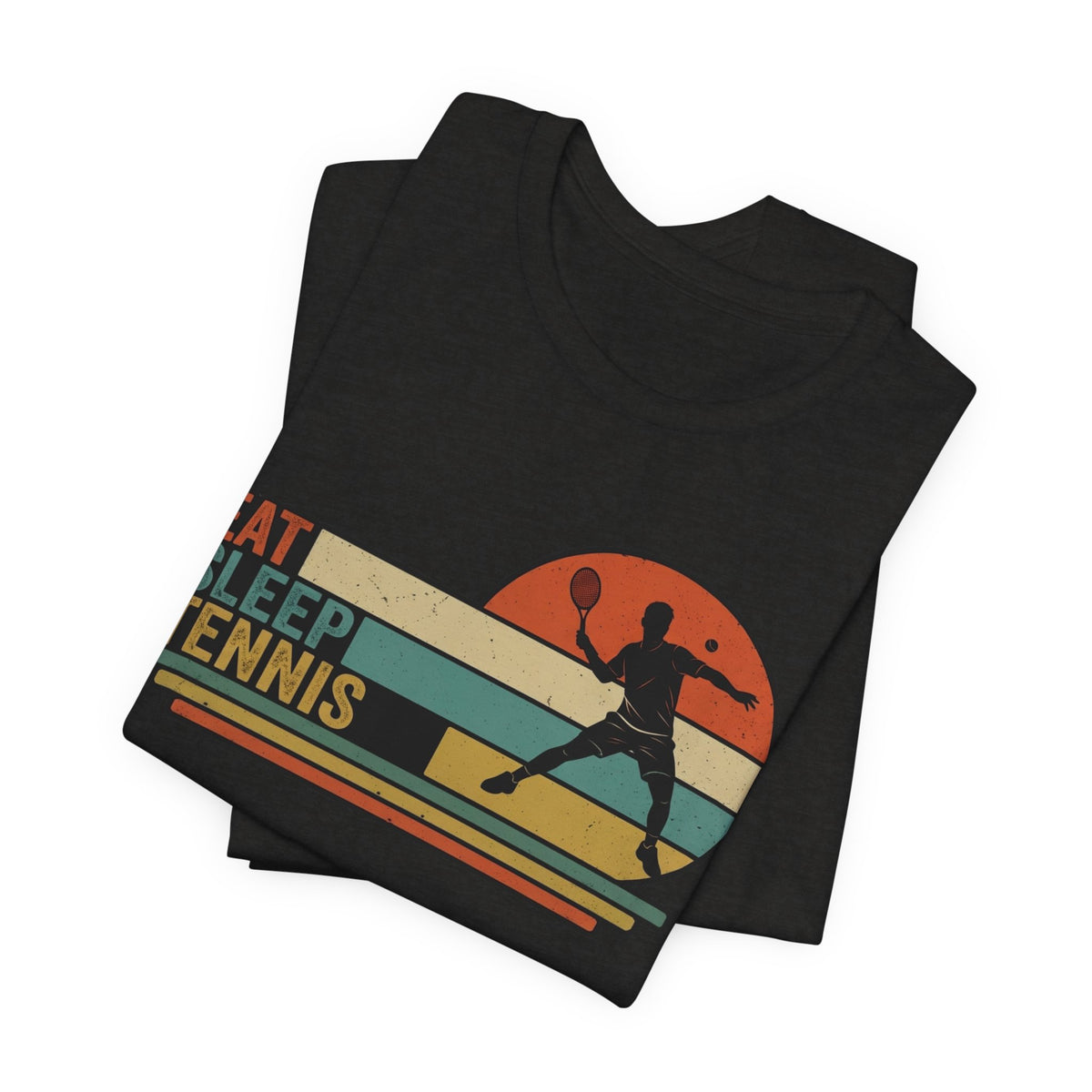 Eat Sleep Tennis Vintage Graphic Tee