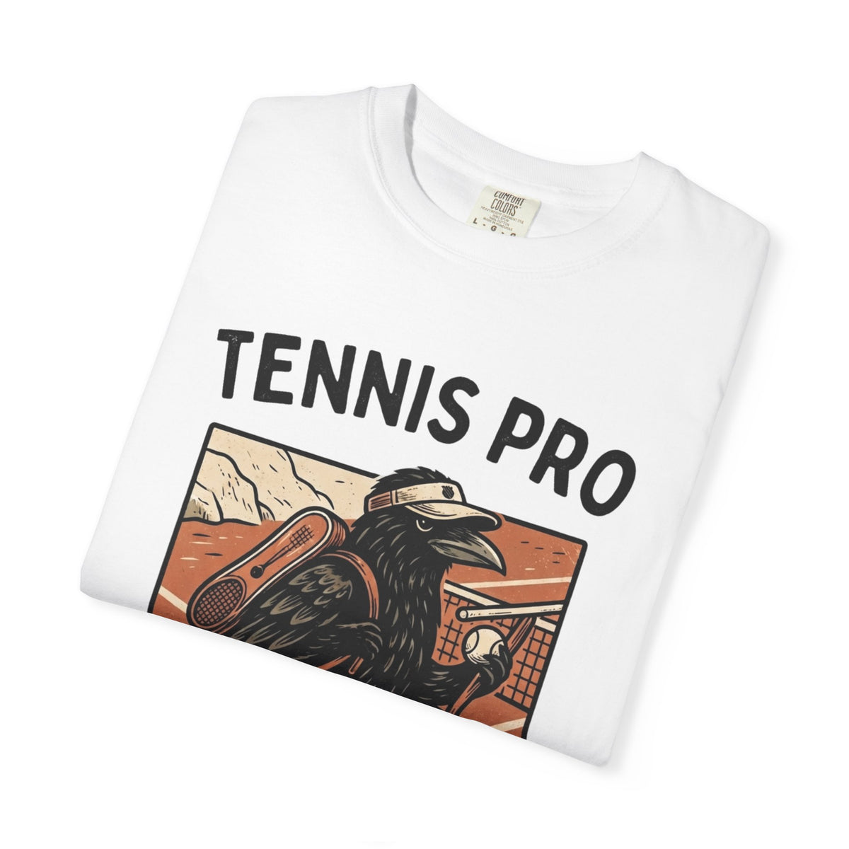 Tennis Pro T‑Shirt — Vintage Raven Tennis Graphic