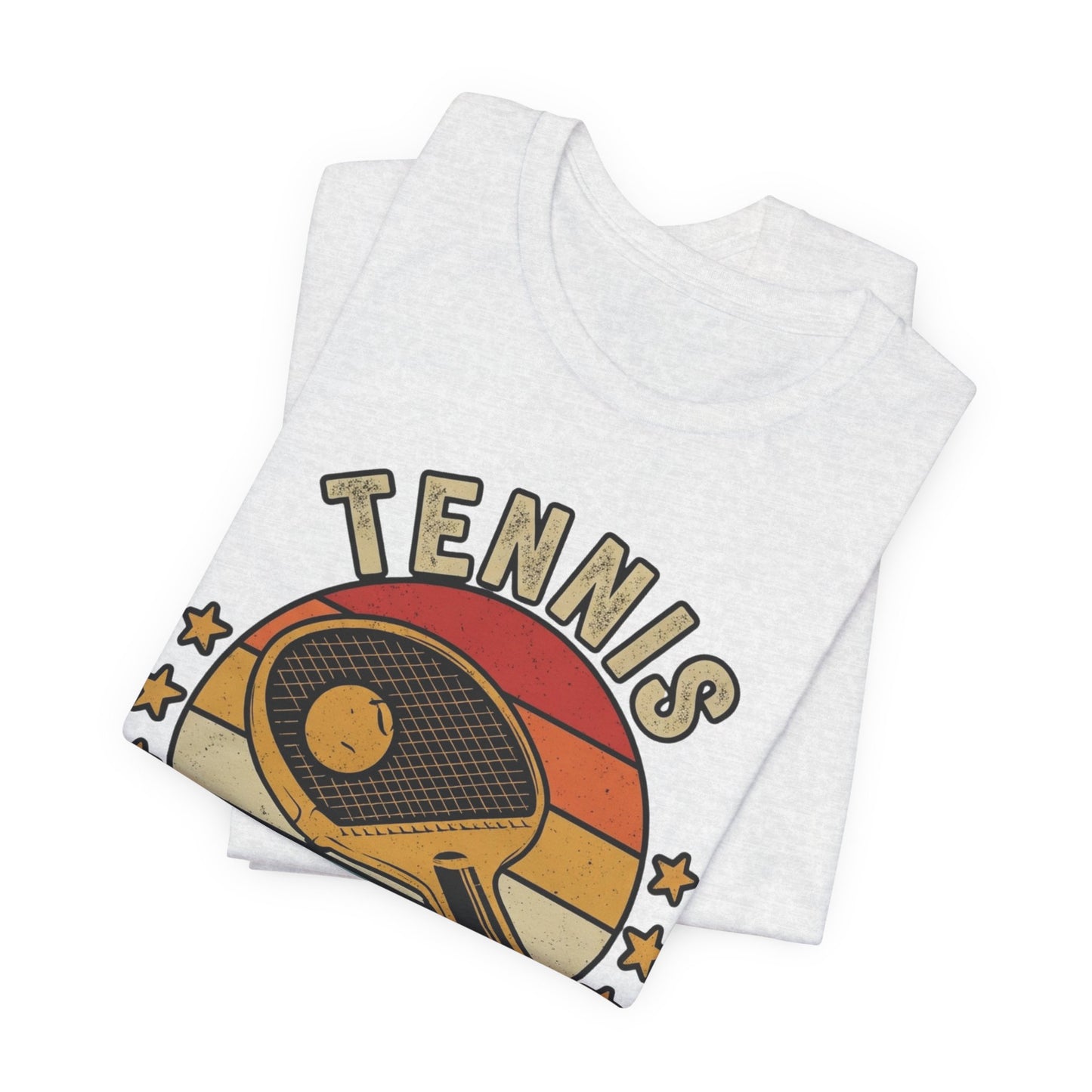 Tennis Master Tee — Retro Paddle & Ball Vintage-Style Tennis Shirt