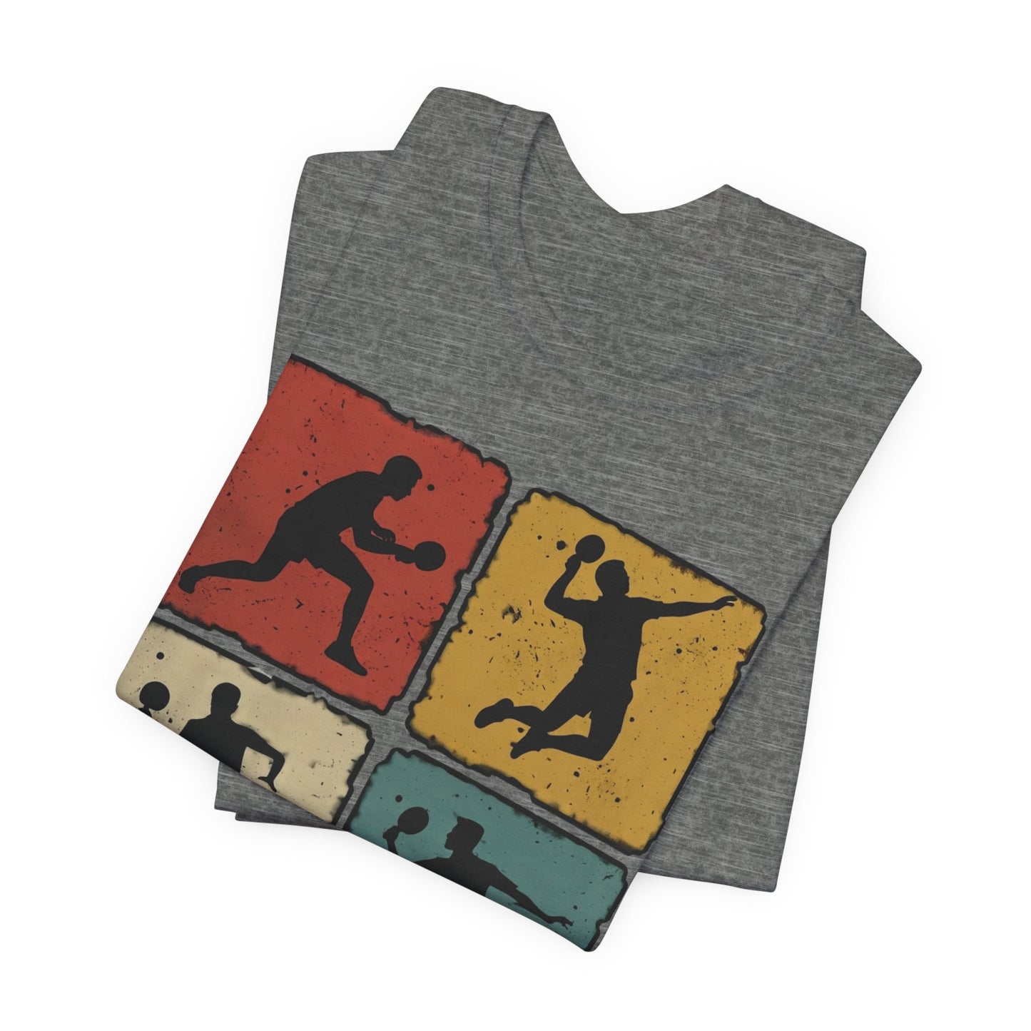 Tennis Silhouette Tee — Retro Vintage Graphic Shirt