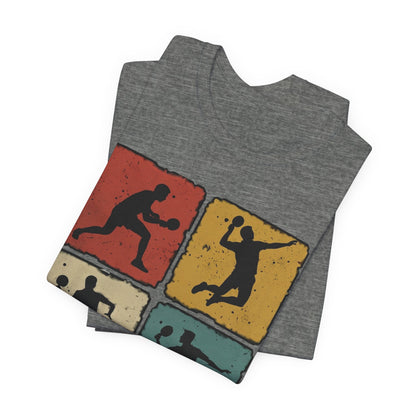 Tennis Silhouette Tee — Retro Vintage Graphic Shirt