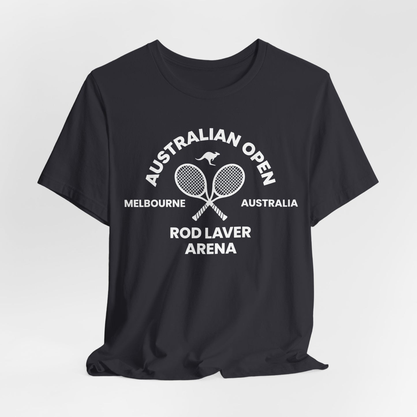 Classic White Tennis Tee — Unisex Jersey Short Sleeve