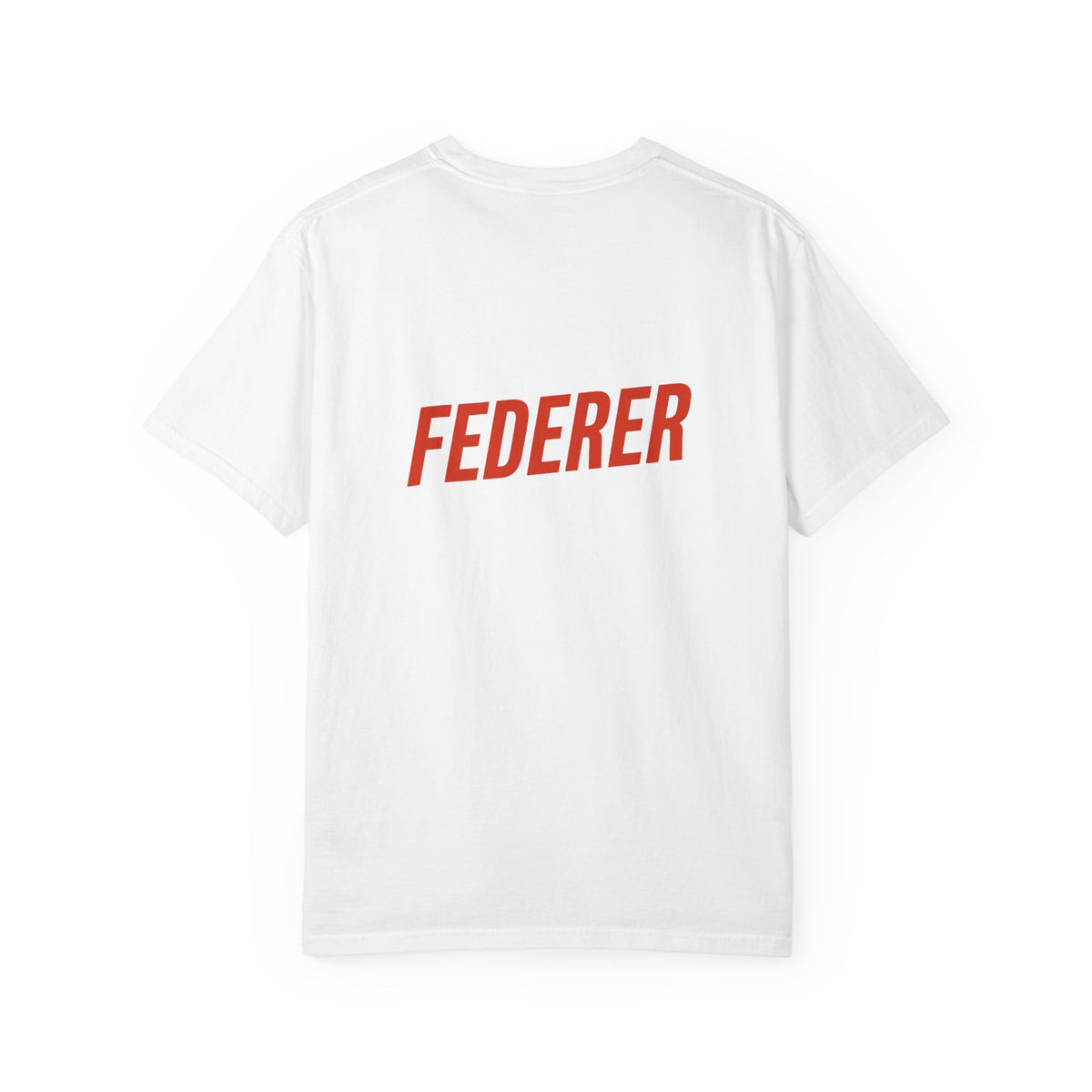 Federer Cartoon Tennis T-Shirt — Retro Athlete Graphic Tee