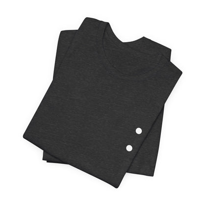 Minimal Dot Chest Tee — Casual Everyday Short Sleeve Shirt