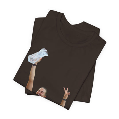 Aryna Sabalenka Champion Victory T-Shirt — Athlete Holding Trophy Tee