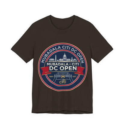 DC Open Tennis Tee — 'Mubadala Citi DC Open' Vintage Badge Shirt