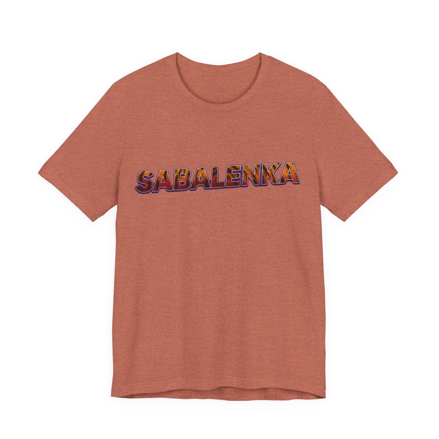 Sabalenka Tennis T‑Shirt — Bold Text Fan Tee
