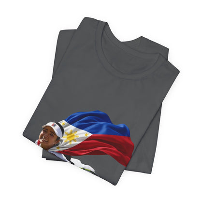 Tennis Superhero Tee — Philippine Flag Athlete Graphic