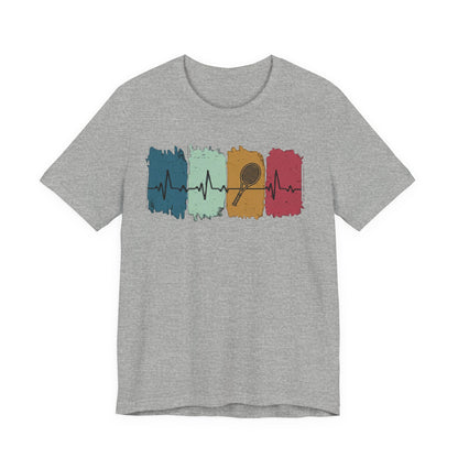 Drum Heartbeat T-Shirt – Retro Brushstroke Drumstick Heartbeat Tee
