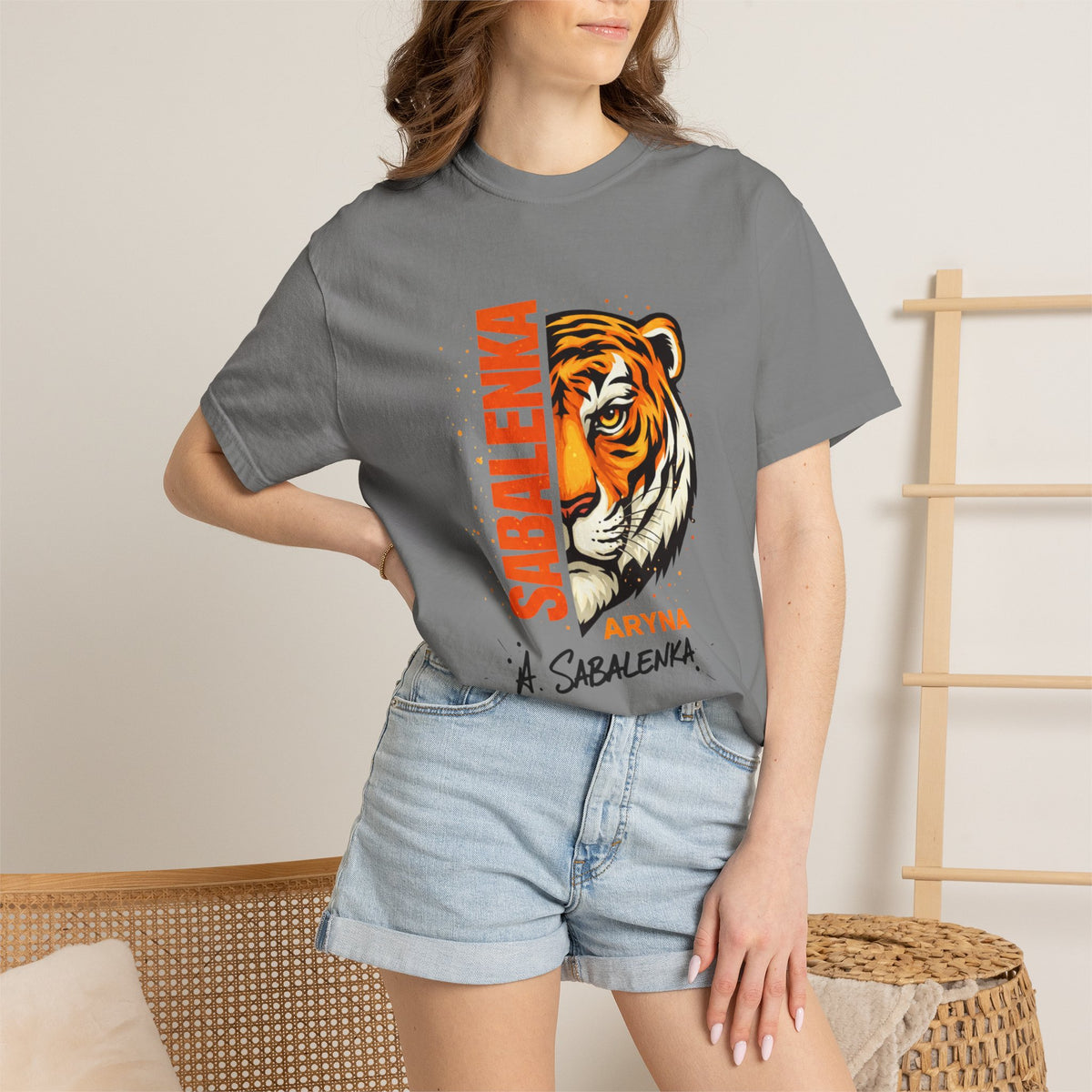 Aryna Sabalenka Tiger T-Shirt — Sabalenka Tennis Fan Tee