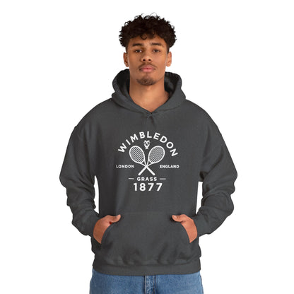 Wimbledon 1877 Tennis Hoodie — Classic Racquets Logo Pullover
