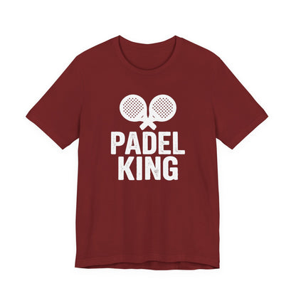 Padel King T‑Shirt — Men's Padel Tennis Graphic Tee