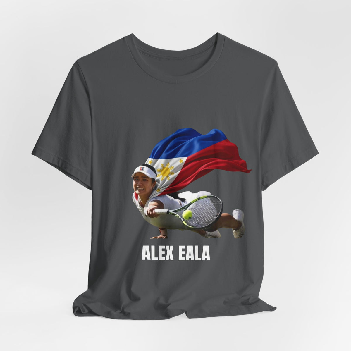 Tennis Superhero Tee — Philippine Flag Athlete Graphic