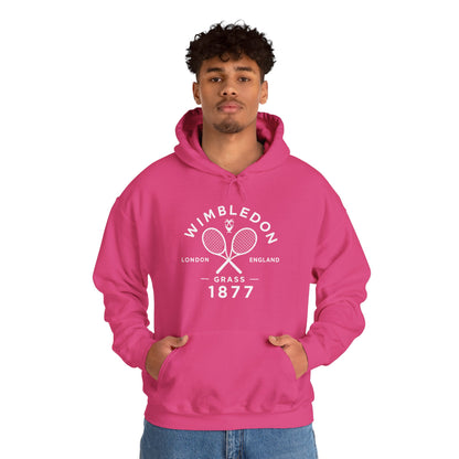 Wimbledon 1877 Tennis Hoodie — Classic Racquets Logo Pullover