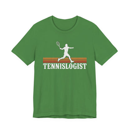 Tennislogist T‑Shirt – Retro Tennis Player Graphic Tee for Coaches & Fans