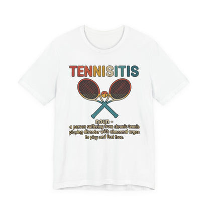 Tennisitis T-Shirt – Vintage Tennis Rackets Graphic Tee