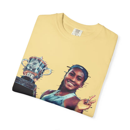 T-Shirt — Coco Gauff Champion Photo Tee
