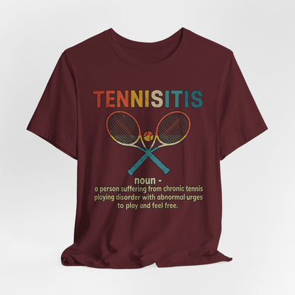 Tennisitis T-Shirt – Vintage Tennis Rackets Graphic Tee