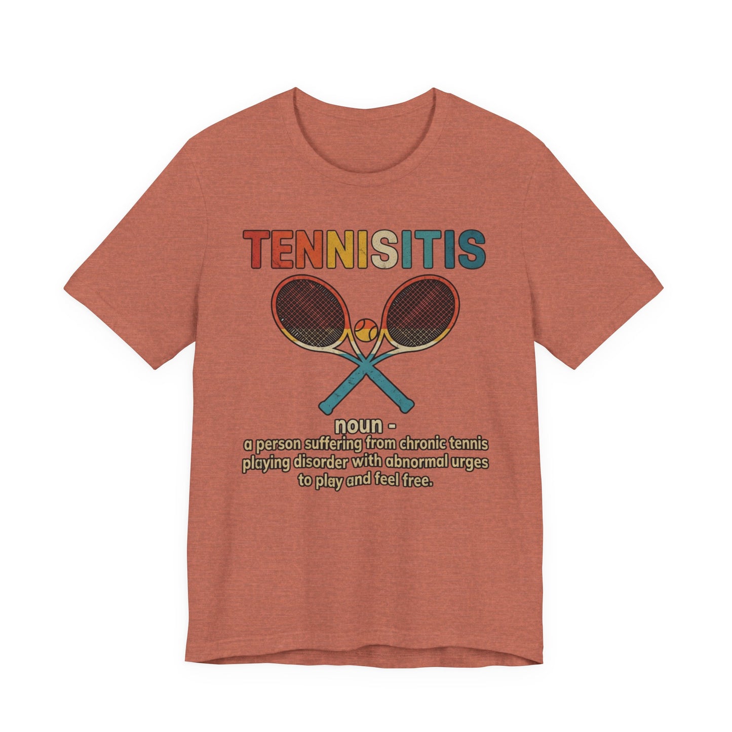 Tennisitis T-Shirt – Vintage Tennis Rackets Graphic Tee