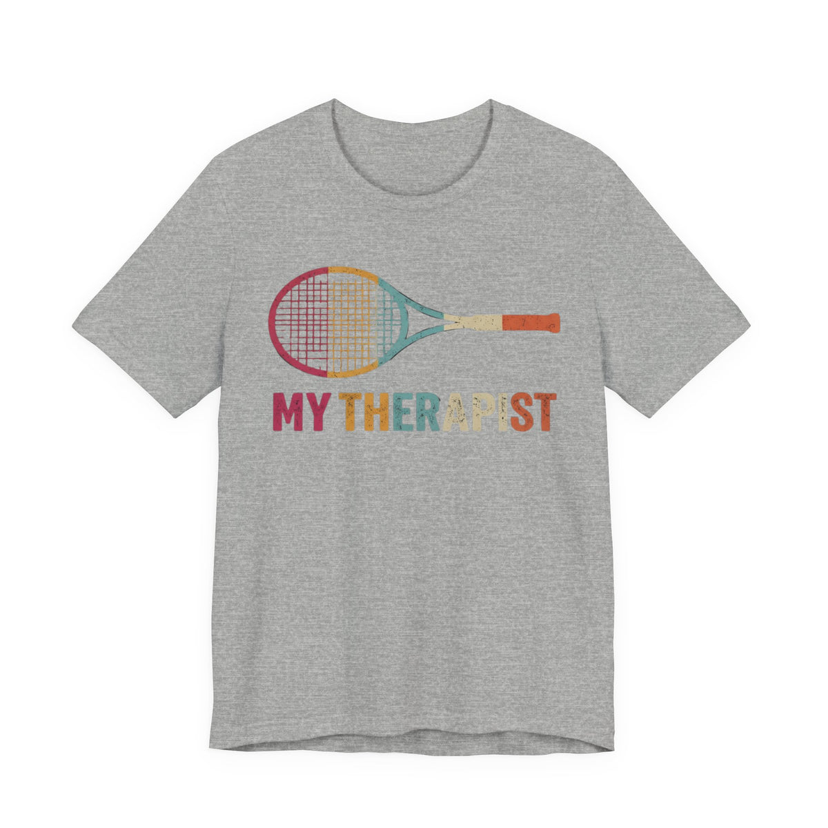 Tennis 'My Therapist' Graphic Tee — Funny Tennis Player Gift