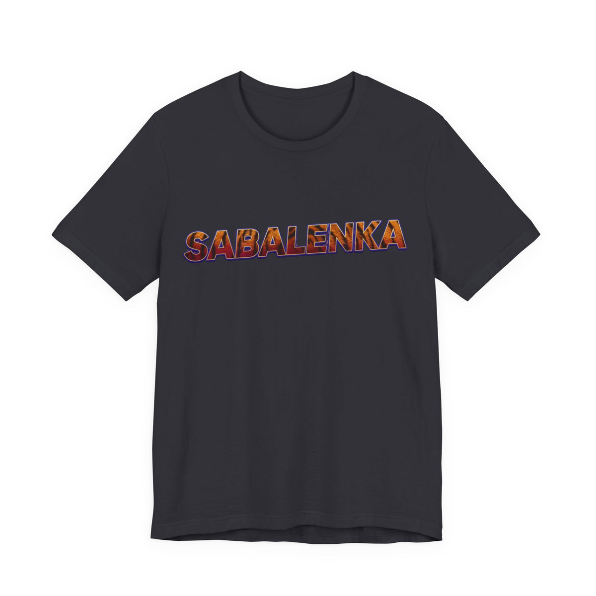 Sabalenka Tennis T‑Shirt — Bold Text Fan Tee