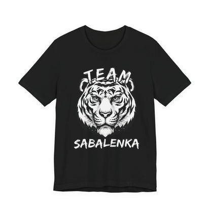 Team Sabalenka Tiger T-Shirt — Tennis Fan Tee