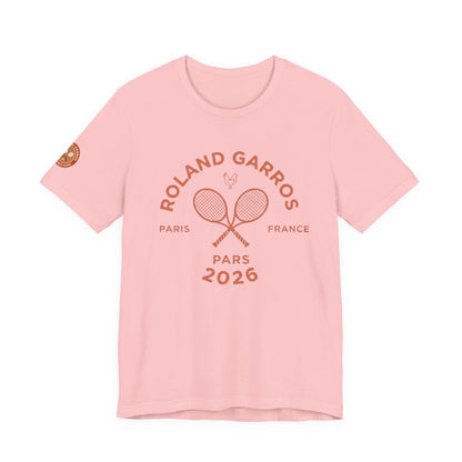 Roland Garros 2026 Tennis Tee – Paris Tournament Graphic T-Shirt