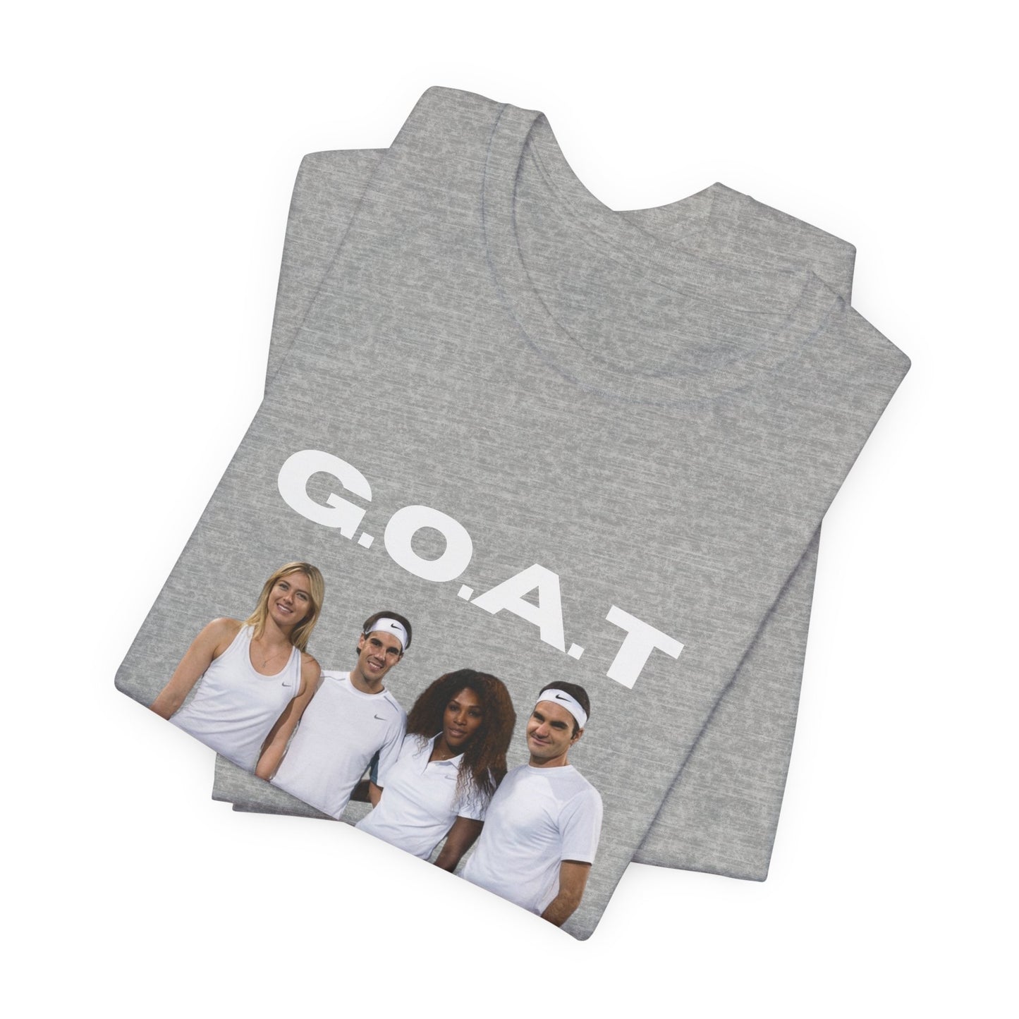 GOAT Tennis Players T-Shirt – Vintage Court Team Graphic Tee
