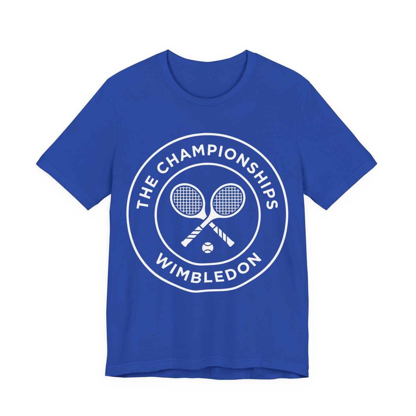 Wimbledon Championships Tennis Tee — Retro Tennis Racket Logo T-Shirt