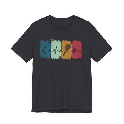 Drum Heartbeat T-Shirt – Retro Brushstroke Drumstick Heartbeat Tee