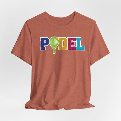 PÖDEL Paddle Tee – Colorful Pickleball Graphic T-Shirt