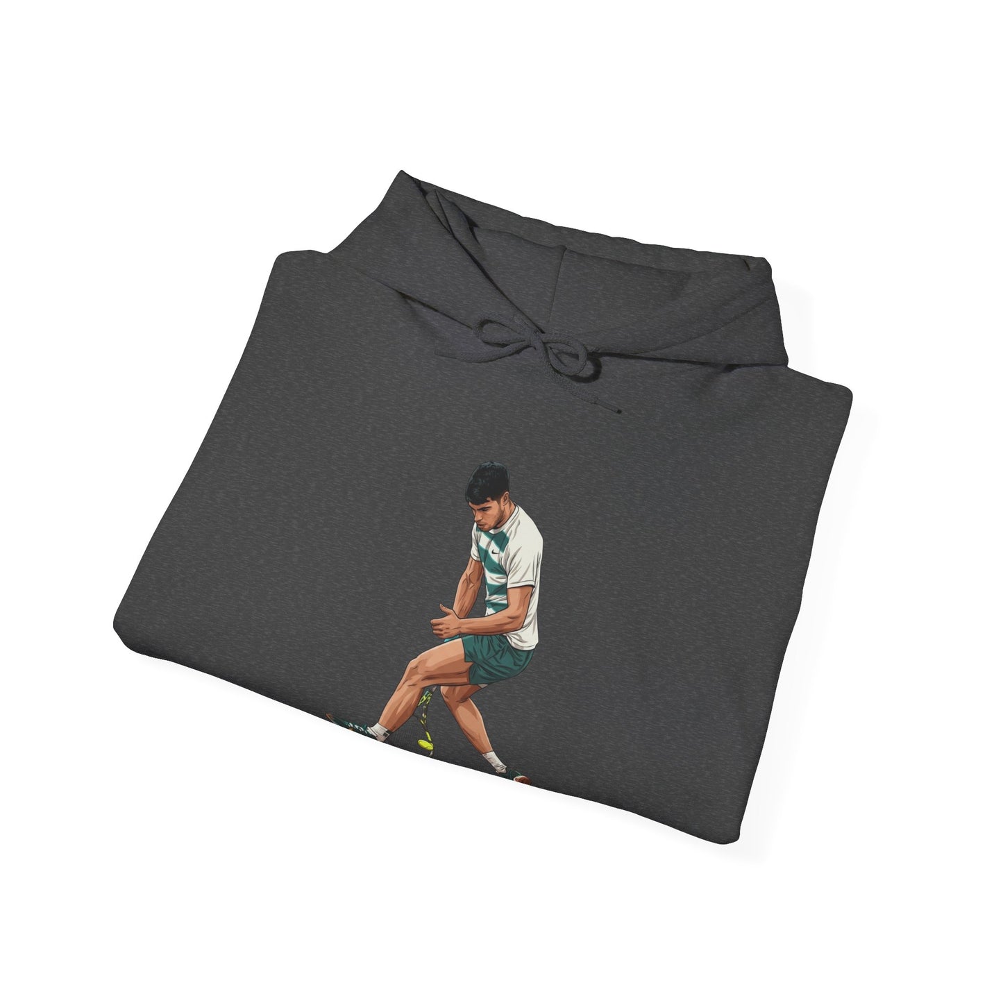 Vintage Tennis Hoodie — "It’s Carlos Alcaraz" Retro Tennis Illustration Sweatshirt