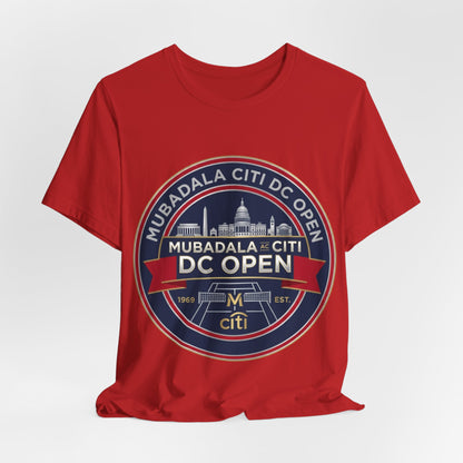 DC Open Tennis Tee — 'Mubadala Citi DC Open' Vintage Badge Shirt