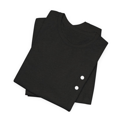 Minimal Dot Chest Tee — Casual Everyday Short Sleeve Shirt