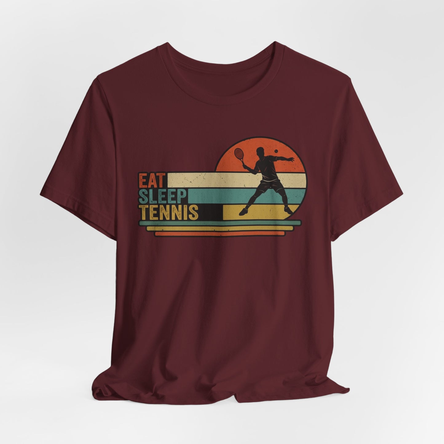 Eat Sleep Tennis Vintage Graphic Tee