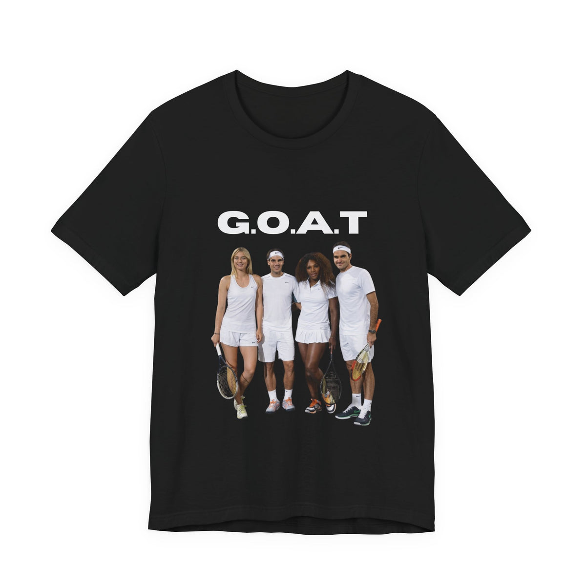 GOAT Tennis Players T-Shirt – Vintage Court Team Graphic Tee