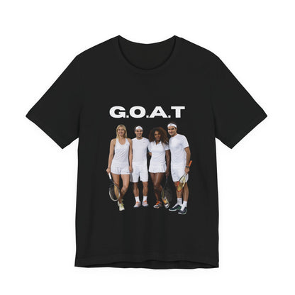 GOAT Tennis Players T-Shirt – Vintage Court Team Graphic Tee