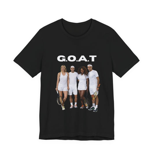 GOAT Tennis Players T-Shirt – Vintage Court Team Graphic Tee