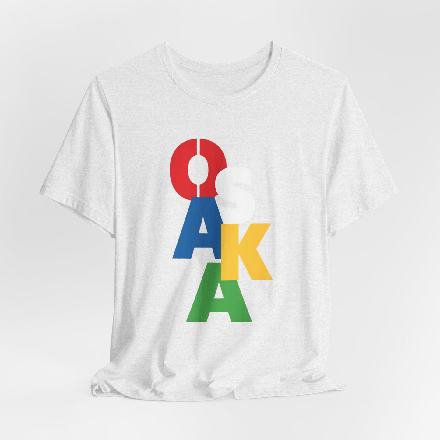 Tennis player Naomi Osaka Color Block Vertical Logo Tee