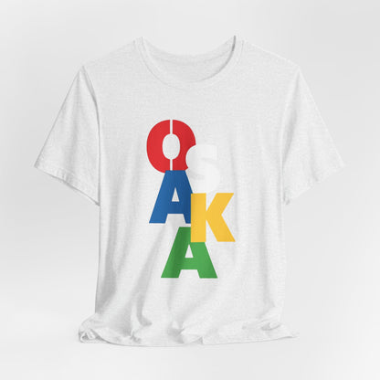 Tennis player Naomi Osaka Color Block Vertical Logo Tee