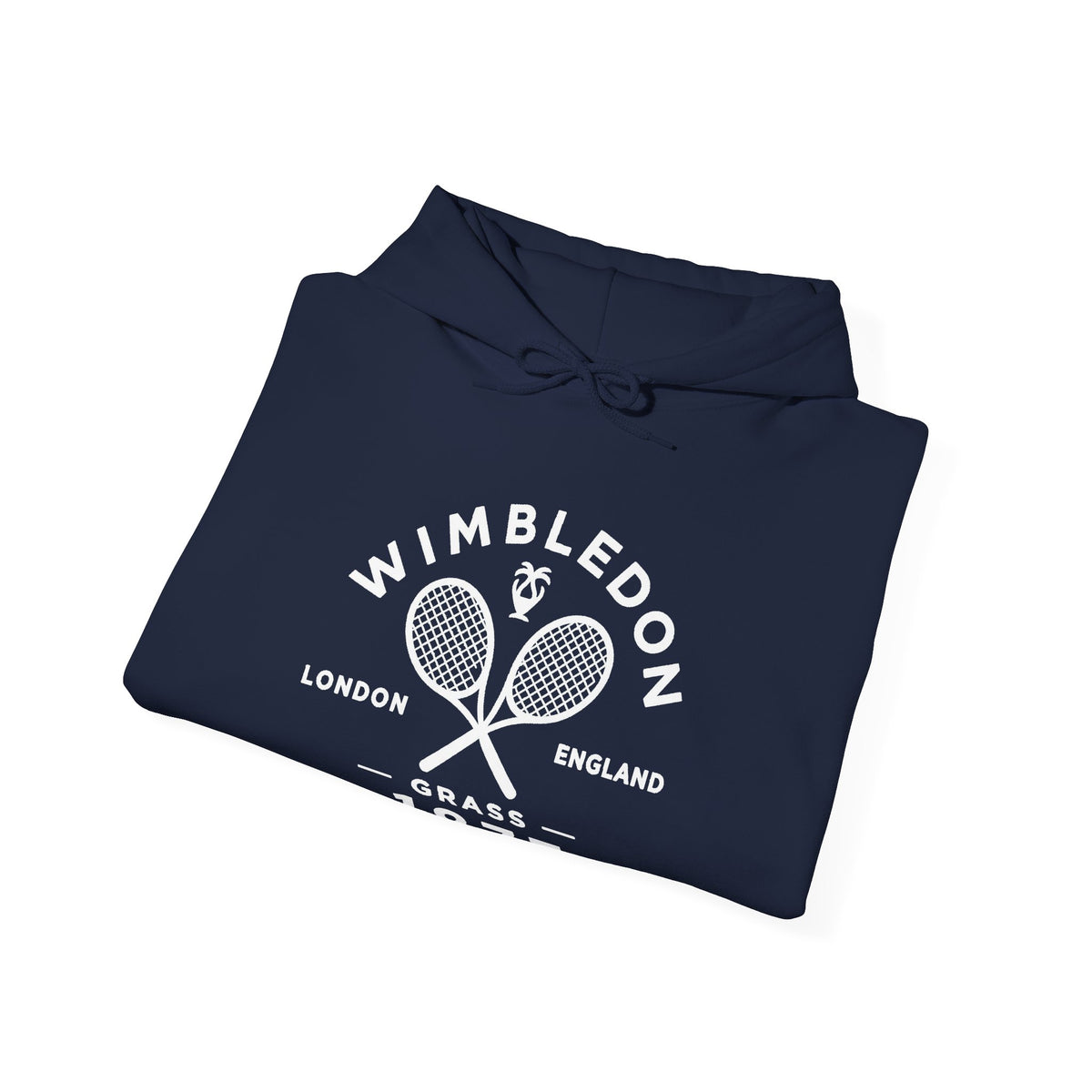 Wimbledon 1877 Tennis Hoodie — Classic Racquets Logo Pullover