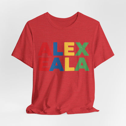 Alex Eala Colorblock Name Tee — Kids & Fans Tennis Player Tribute Shirt